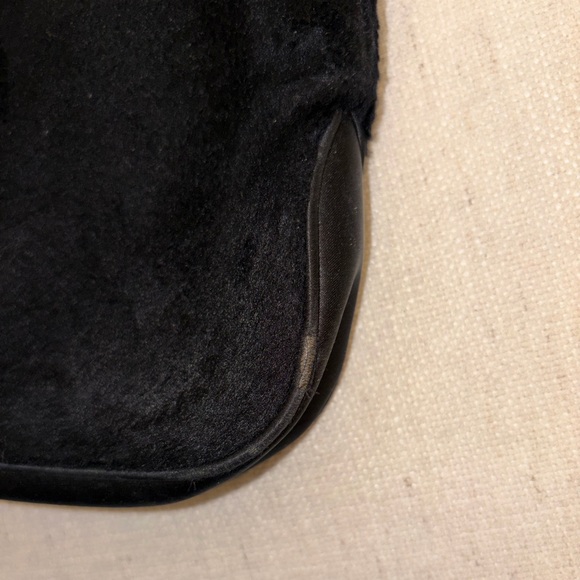 Vintage Gucci Pony Hair Mini Black Satin Jackie | Tom Ford Era - Picture 11 of 11